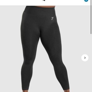 Vital Seamless 2.0 Gymshark Black Leggings